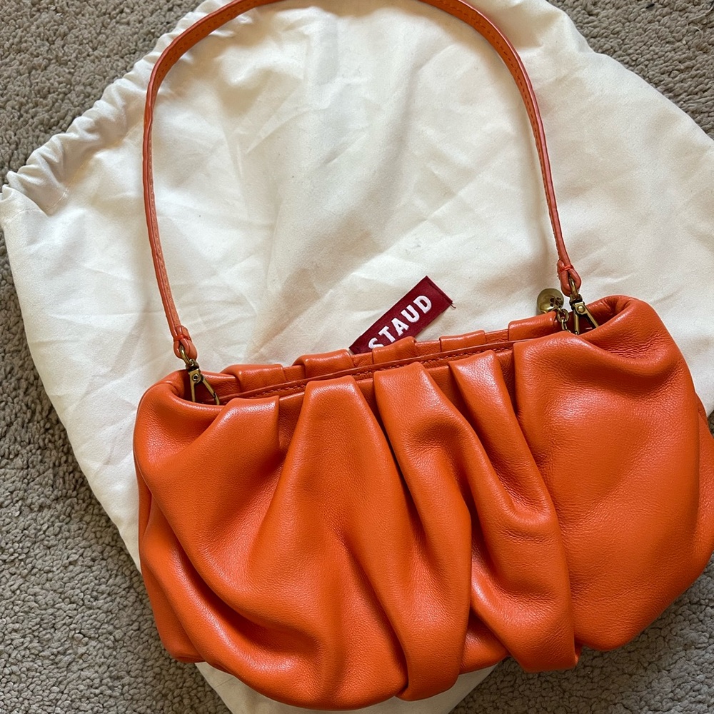 Staud Orange Women's Bean Shoulder Bag